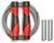Скакалка Reebok Premium Skipping Rope чорний, червоний Уні 280 см