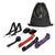 Гума для фітнесу та тренувань Way4you Workout Set (набір з 3 шт із сумочкою, рукоятками, манжетами та дверним кріпленням)