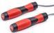 Скакалка Reebok Premium Skipping Rope чорний, червоний Уні 280 см