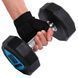 Гантели профессиональные с полиуретановым покрытием LiveUp LP8003-10 (2х10кг)