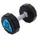 Гантели профессиональные с полиуретановым покрытием LiveUp LP8003-10 (2х10кг)