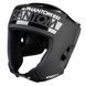 Боксерский шлем Phantom APEX Open Face Head Protection Black (капа в подарок)