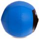 Мяч набивной для кросфита волбол WALL BALL Zelart FI-5168-5 5кг черный-синий