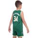 Форма баскетбольная подростковая NB-Sport NBA MILWAUKEE 34 BA-0971 M-2XL зеленый-желтый
