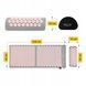 Килимок акупунктурний з валиком 4FIZJO Classic Mat XL Аплікатор Кузнєцова Grey/Pink (P-5907739313294)