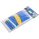 Перчатки вратарские детские UKRAINE SP-Sport FB-0205-1 размер 5-8 голубой-желтый