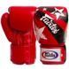 Рукавички боксерські шкіряні FAIRTEX BGV1N Чорний 14 унції NATION PRINT