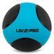 М'яч медичний медбол Medicine Ball LiveUpLP8112-3 3кг чорний-синій