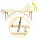 Масажний стіл складний 4FIZJO Massage Table+ Wood W60 Beige (P-5907739318367)