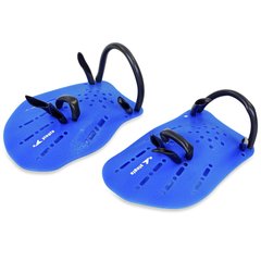 Лопатки для плавания гребные SP-Sport PL-6392 (пластик, резина, р-р S, L, синий, оранжевый, серый)
