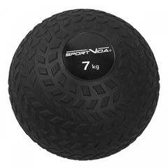 Слэмбол (медицинский мяч) для кроссфита SportVida Slam Ball 7 кг SV-HK0349 Black