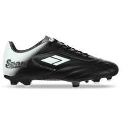 Бутсы футбольная обувь DIFFERENT SPORT SG-301313-1 BLACK/WHITE/D.GREY размер 40-45 (верх-PU, подошва-термополиуретан (TPU), черный-серый) 220719A-1