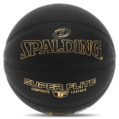 Мяч баскетбольный Composite Leather №7 SPALDING 77559Y TF SUPER FLITE (бутил, черный)