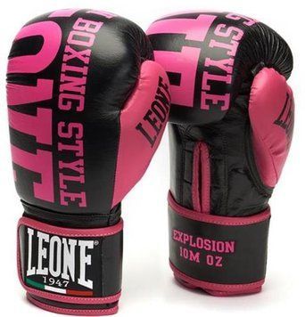 Рукавички боксерські Leone Explosion Fuxia 10 ун.
