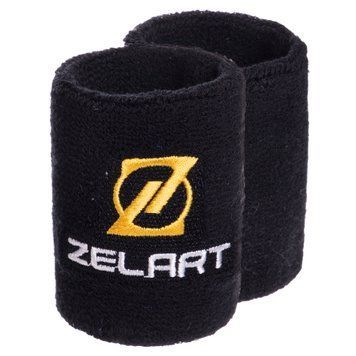 Напульсник спортивний махровий ZELART BC-2970 Чорний 1шт