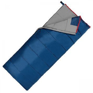 Спальный мешок (спальник) одеяло SportVida SV-CC0066 -3 ...+21&deg;C R Blue/Grey