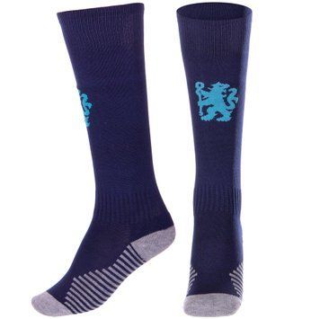 Гетры детские с символикой футбольного клуба SPOINT CHELSEA AWAY 2021 ETM2118-CH2 (размер 32-39, темно-синий)