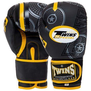 Рукавички боксерські TWN TW50 Жовтий 12 унцій MATE