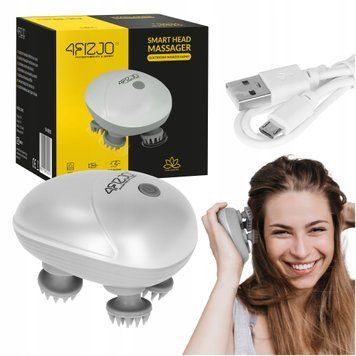 Электрический массажер для головы 4FIZJO Smart Head Massager White (P-5907739319500)