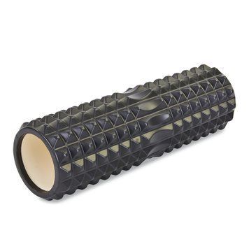 Роллер для йоги та пілатесу (мфр рол) SP-Sport Grid Spine Roller FI-6674 Чорний 45см