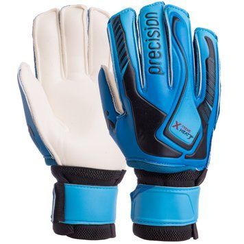 Перчатки вратарские юниорские SP-Sport FB-907 Синий-голубой 7 PRECISION (PVC)