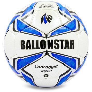 Мяч футбольный №5 PU ламин. BALLONSTAR FB-5414-3 (№5, 5 сл., сшит вручную)
