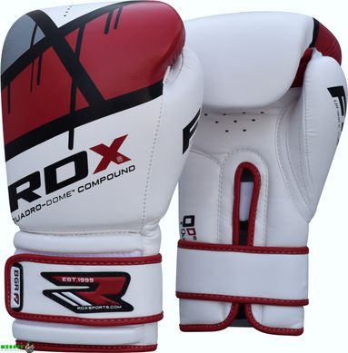 Боксерские перчатки RDX Rex Leather Red 10 ун.