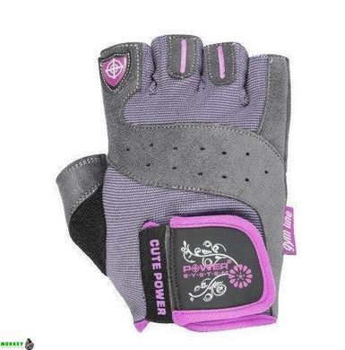 Рукавички для фітнесу і важкої атлетики Power System Cute Power PS-2560 жіночі Pink S
