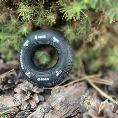 Эспандер кистевой силиконовый PowerPlay PP-4331 Hand Grip Hard 40-45-50 кг. Черный