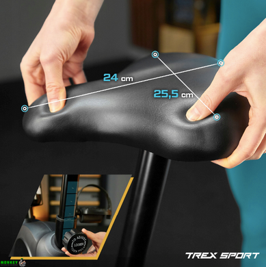 Велотренажер Trex Sport TX-350MB RIZE магнитный черный