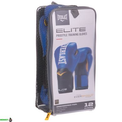Перчатки боксерские EVERLAST PRO STYLE ELITE PP00001242 12 унций синий-черный