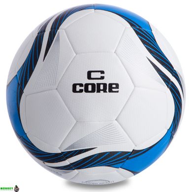 Мяч футбольный HIBRED CORE SUPER CR-013 №5 PU белый-синий