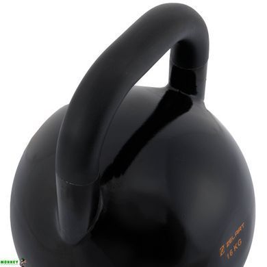 Гиря сталева чорна пофарбована Zelart TA-7795-16 16кг чорний