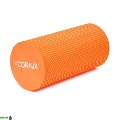 Масажний ролик Cornix EVA+ 30 x 15 см (валик, роллер) XR-0297 Orange