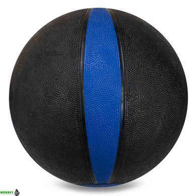 М'яч медичний медбол Zelart Medicine Ball FI-5122-9 9кг сірий-синій