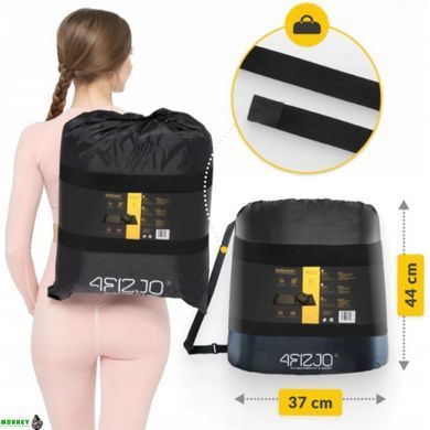 Коврик акупунктурный с подушкой 4FIZJO Ergo Mat XL Аппликатор Кузнецова Black/Gold (P-5907739313843)