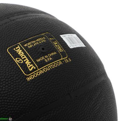 Мяч баскетбольный Composite Leather №7 SPALDING 77559Y TF SUPER FLITE (бутил, черный)