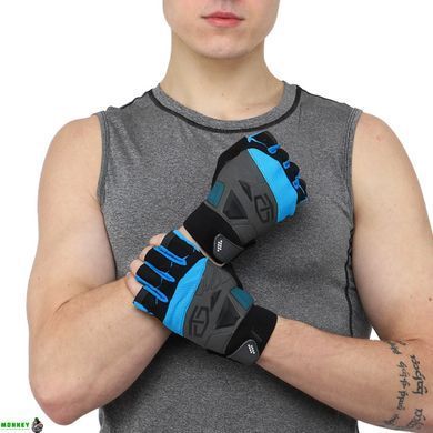 Перчатки спортивные TAPOUT SB168510 Черный-синий L