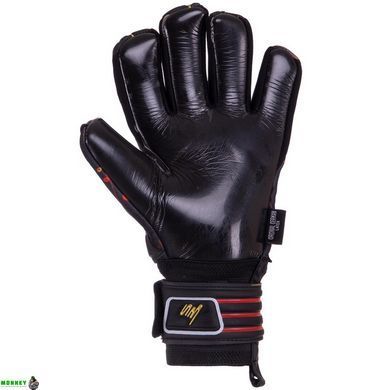 Перчатки вратарские SOCCERMAX GK-003 9 размер черный-красный
