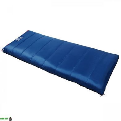 Спальный мешок (спальник) одеяло SportVida SV-CC0066 -3 ...+21&deg;C R Blue/Grey