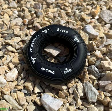 Эспандер кистевой силиконовый PowerPlay PP-4331 Hand Grip Hard 40-45-50 кг. Черный