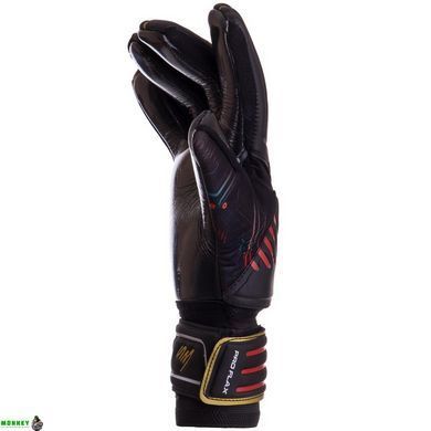 Перчатки вратарские SOCCERMAX GK-003 9 размер черный-красный