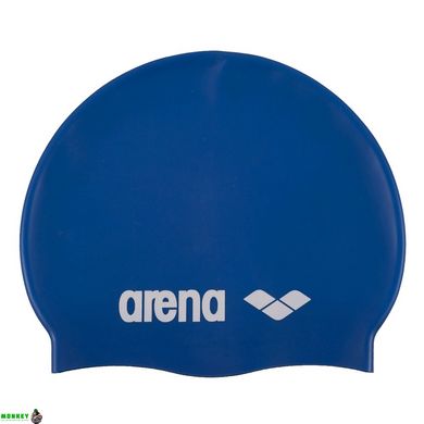 Шапка для плавания Arena CLASSIC SILICONE JR синий Дет OSFM