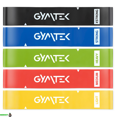 Набір резинок для фітнесу Gymtek 0,5-30 кг 5907766661061