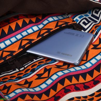 Сумка для фітнесу та йоги через плечо KINDFOLK Yoga bag SP-Sport FI-8364-1 помаранчевий-блакитний
