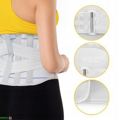 Пояс (бандаж) для поясничного отдела позвоночника 4FIZJO Size XL (P-5907739317711)