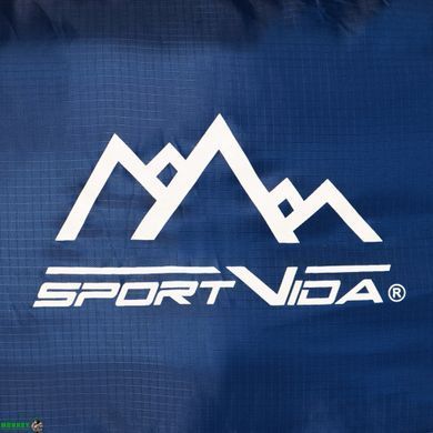 Спальный мешок (спальник) одеяло SportVida SV-CC0066 -3 ...+21&deg;C R Blue/Grey