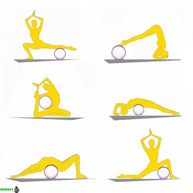 Колесо для йоги та фітнесу 4FIZJO Dharma XXL 4FJ0131 Yellow