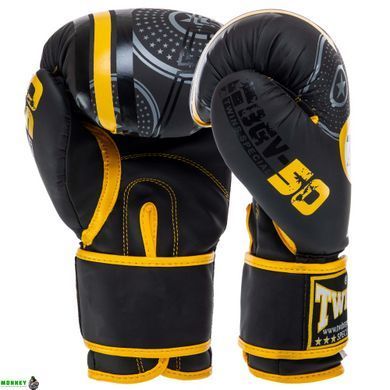 Перчатки боксерские TWN TW50 Желтый 12 унций MATE