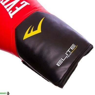 Перчатки боксерские EVERLAST PRO STYLE ELITE P00001198 14 унций красный-черный